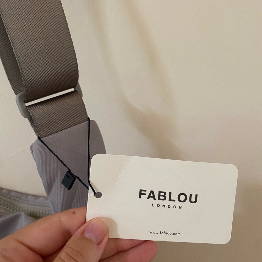 Fablou London Everyday Comfort Bag LUNA Steel Gray NWT - Picture 3 of 10